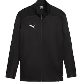 Puma Træningsjakke teamFINAL - Sort/Sølv Børn, størrelse YS/128 cm