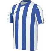 Nike Spilletrøje Dri-FIT Striped Division V - Hvid/Konge blå/Sort Børn, størrelse M: 137-147 cm