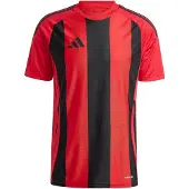Adidas Spilletrøje Striped 24 - Rød/Sort, størrelse Small