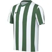 Nike Spilletrøje Dri-FIT Striped Division V - Hvid/Grøn/Sort Børn, størrelse S: 128-137 cm