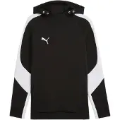 Puma Sportsweatshirt 'TeamEvostripe' sort / hvid