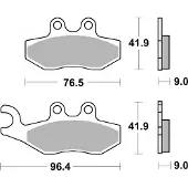Brembo 07056 Bremseklodser