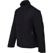 Armani Exchange A|X Armani Exchangetil mænd. XM001579AF16926UB101 Lang frakke med høj krave og skjult lukning Essential marineblå (L), Casual, Polyester