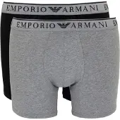 Emporio Armani Boksershorts grå-meleret / sort-meleret