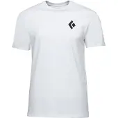 Black Diamond - Klatretøj - M Equipment For Alpinist SS Tee White til Unisex - Størrelse M - Hvid