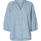 SELECTED WOMEN Bluse 'Alberta' blå / marin