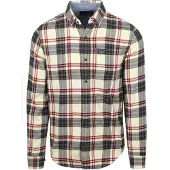 Superdry Superdrytil mænd. M4011047A Brun skovhugger-skjorte (M), Casual, Bomuld, Lange ærmer