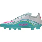 Adidas Sportssko 'F50 MESSI LEAGUE' cyanblå / mørk pink / hvid