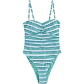 Next Formgivende badedragt blå / aqua / hvid