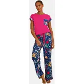 Love & roses Pyjamas marin / gul / pink
