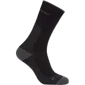 Icebreaker - Vandretøj - M Merino Hike+ Ultralight Crew Black/Obsidian til UnisexNylon - Størrelse 39-41,5 - Sort
