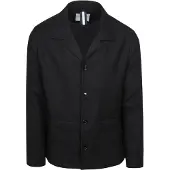 Profuomo Profuoo Overshirt Wool Navy Blå ørkeblå åle