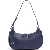 Ralph Lauren Polo Ralph Laurentil kvinder. 428P01440004 Polo Play skuldertaske i marineblåt læder (OSFA), Casual