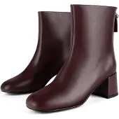 L37 HANDMADE SHOES Ankelstøvler 'A LONELY PLACE TO BE' burgunder