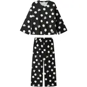 Gisela Pyjamas sort / hvid