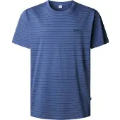 Pepe Jeans Pepe Jeanstil mænd. PM5010310 Jacko Stripes T-shirt blå (L), Casual, Bomuld, Korte ærmer