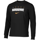 Nike Sportsweatshirt 'Team Club' orange / sort / hvid