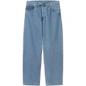 Carhartt WIP - Bukser - Landon Pant Blue Heavy Stone Wash til UnisexBomuld - Størrelse 32 US - Flåde
