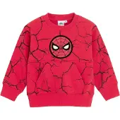 Cool Club Sweatshirt 'SPIDER-MAN' rød / sort / hvid