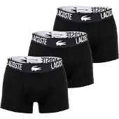 Lacoste Boksershorts sort / hvid