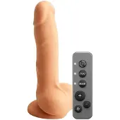 Strap-On-Me Rotating & vibrating realistic Dildo Vanilla - Large