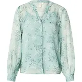 ONLY Bluse 'ONLTessa Eliza' mint / jade / hvid