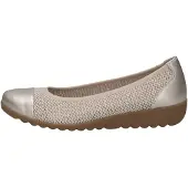 Caprice Ballerina, white, made of Leather and synthetic, Size 42