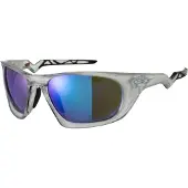 Oakley - Solbriller - Lateralis Matte Clear Prizm Sapphire til Unisex - Hvid