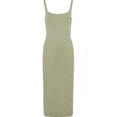 Urban Classics Basic Long Cotton Jersey ærmeløs Kjole