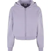 Urban Classics Cozy Short Sweatshirt Med Lynlås