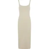 Urban Classics Basic Long Cotton Jersey ærmeløs Kjole