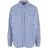 Urban Classics Striped Relaxed Skjorte Med Lange ærmer