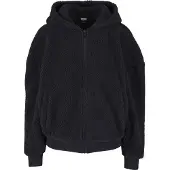 Urban Classics Oversized Sherpa Sweatshirt Med Lynlås