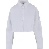 Urban Classics Cropped Oversize Langærmet Bluse