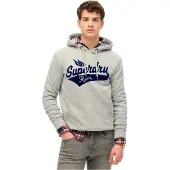 Superdry Sweatshirt 'FLYERS' navy / grå