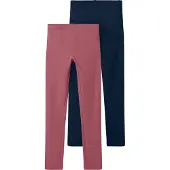Name it Leggings 'NKFVivian' mørkeblå / gammelrosa