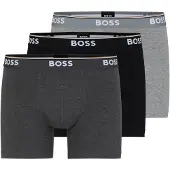 BOSS Boksershorts 'Power' grå / mørkegrå / sort