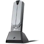 TP-LINK Archer TBE400UH, Kabel & trådløs, USB, WLAN, Wi-Fi 7 (802.11be), 2882 Mbit/s, Grå