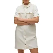 Vero Moda Blusekjole 'VMJENNIE' white denim