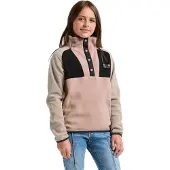 Didriksons Yokto, fleectrøje, junior, lyserød