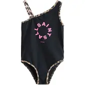 SmALLSAINTS Badedragt beige / neonpink / sort