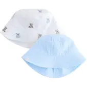 Next Hat lyseblå / choko / hvid