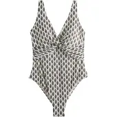 Next Badedragt creme / sort