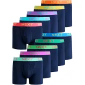 Next Boksershorts blå / navy / grøn / orange