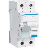 Hager Kombiafbryder Automatsikring/HPFI C 13A 1P+N, 30 mA, ADA963G