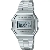 Casio A168WEM-7EF Retro LCD/Stål