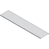 Wibe Låg t/kabelbakke 100x0,8mm FZS 2m - (2 meter)