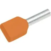 Elpress Isoleret TWIN-terminalrør A10-14ET2, 2x10mm2 L14, Rød - (100 stk.)