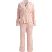 Dagi Pyjamas lysegrøn / rosé / lys pink / naturhvid