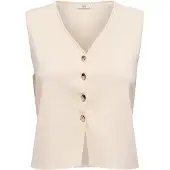 JDY Strikvest 'JDYAstra' lysebeige